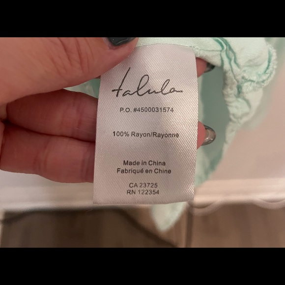 Talula Lipinski Skater Dress Size 2 Mint Green/Blue - Picture 4 of 6